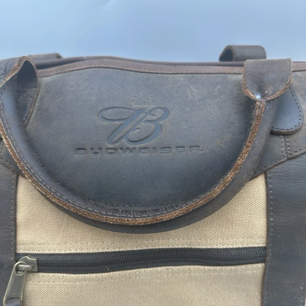 Vintage Canyon Outback‎ Jeffries Leather Canvas Duffle Bag 25